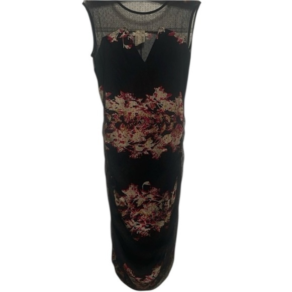 Anthropology Y2K Mesh Midi Dress Size S NWT